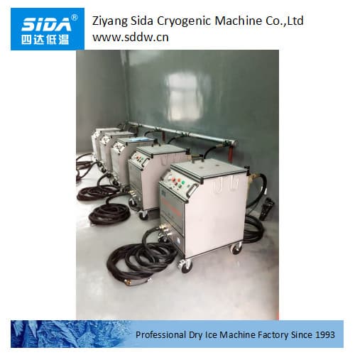 sida factory single hose dry ice blaster machine for clean